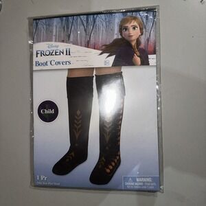 Princess Anna Frozen 2 Boot Covers Pair Child One Size Fits Most Disney Dress Up